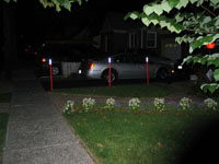 monster driveway markers