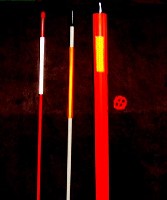 HyViz's hydrant markers,driveway markers, safety vests and other custom mader reflective products!